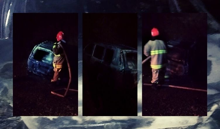 «Nissan X-Trail»-ը բախվել է ճամփեզրյա արգելապատնեշին և այրվել